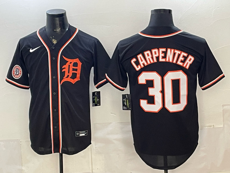 Men Detroit Tigers #30 Carpenter black Nike 2026 MLB Jersey 0523002